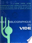 Index bibliographique du vide