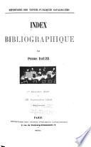 Index bibliographique