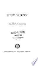 Index of Fungi