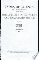 Index of Patents Issued from the United States Patent and Trademark Office