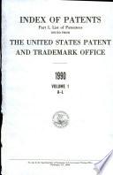 Index of Patents Issued from the United States Patent and Trademark Office