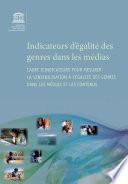 Indicateurs d'égalité des genres dans les médias