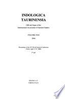 Indologica Taurinensia