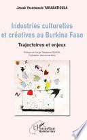 Industries culturelles et créatives au Burkina Faso