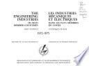 Industries Mécaniques Et Électriques Dans Les Pays Membres de L'OCDE: Nouvelles Statistiques de Base