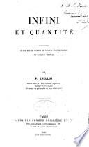 Infini et quantité