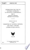 Information related to futures contracts in financial instruments