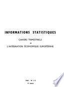 Informations statistiques