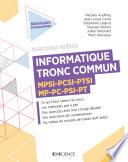 Informatique - Tronc commun MPSI-PCSI-PTSI-MP-PC-PSI-PT
