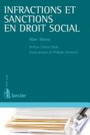 Livre Infractions et sanctions en droit social