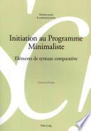 Initiation Au Programme Minimaliste