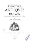Inscriptions antiques de Lyon