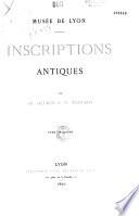 Inscriptions antiques