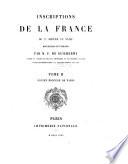Inscriptions de la France