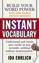 Instant Vocabulary