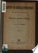 Institut de chirurgie opératoire et d'anatomie chirurgicale de l'Université impériale de Moscou