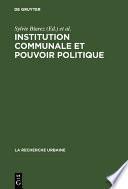 Institution communale et pouvoir politique