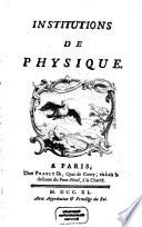 Institutions de Physique