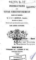 Instructions pour vivre chrétiennement dans le monde