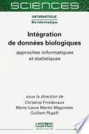 Intégration de données biologiques