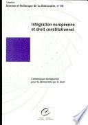 Intégration européenne et droit constitutionnel