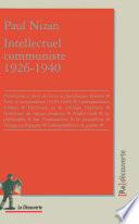 Intellectuel communiste (1926-1940)