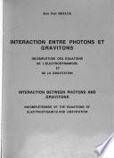 Interaction entre photons et gravitons