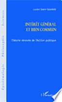 Intérêt général et bien commun