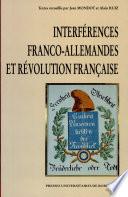 Interférences franco-allemandes et révolution française