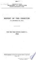 Interim Report of the Dominion Horticulturist