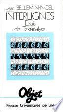 Interlignes: Explorations textanalytiques