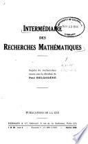 Intermédiaire des recherches mathématiques