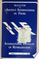 International Bulletin of Information on Refrigeration