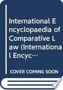 International Encylopedia of Comparative Law, Instalment 7
