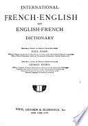 International French-English and English-French Dictionary