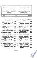 International Hydrographic Bulletin