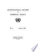 International Review of Criminal Policy