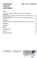 International Review of Social History