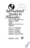 International Studies in Philosophy