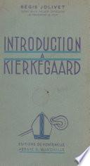 Introduction à Kierkegaard