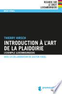 Introduction à l'art de la plaidoirie