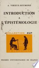 Introduction à l'épistémologie