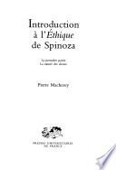 Introduction à l'Ethique de Spinoza: ptie. La nature des choses