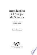 Introduction à l'Ethique de Spinoza: ptie. La réalité mentale