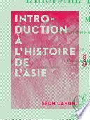 Introduction à l'histoire de l'Asie