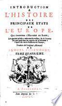 INTRODUCTION A L'HISTOIRE DES PRINCIPAUX ETATS DE L'EUROPE