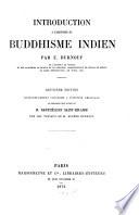 Introduction à l'histoire du buddhisme indien