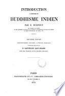 Introduction à l'histoire du buddhisme indien