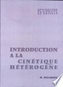 Introduction à la cinétique hétérogène