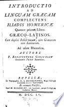 Introduction A La Langue Gréque, A L'Usage Des Colléges. Troisieme Édition